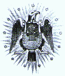Eagle and Lyre Device  adopted by John Quincy Adams, 1816  Source: The Eagle and the Shield