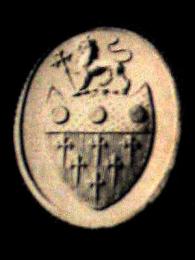 Impression from Boylston seal used by John Adams on Treaty of Paris, 1783 Source: 