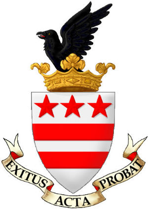 Arms of George Washington, 1st President of the United States